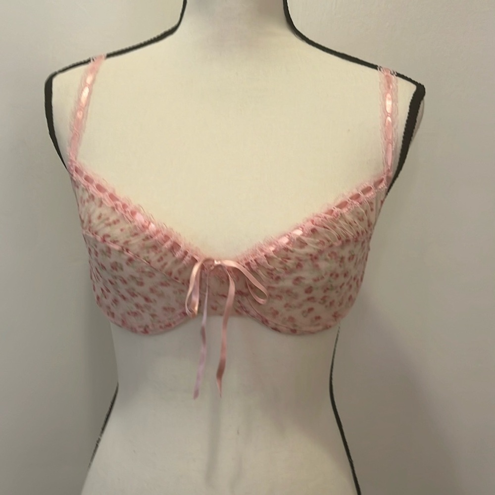 Pink bra